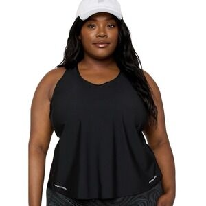 NWT Fabletics Women's Essential Air Tank Black  Size XXL/1X  Open Back Workout